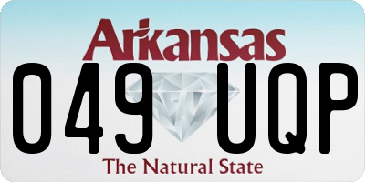 AR license plate 049UQP