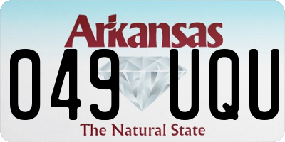 AR license plate 049UQU