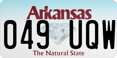 AR license plate 049UQW