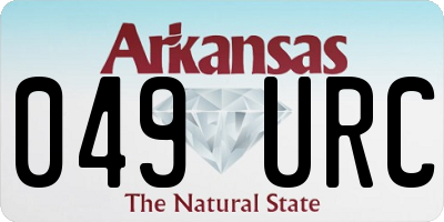 AR license plate 049URC