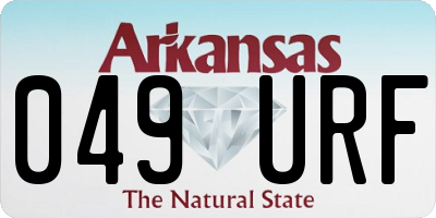 AR license plate 049URF