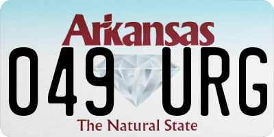 AR license plate 049URG
