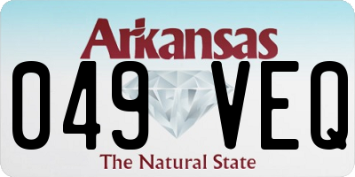 AR license plate 049VEQ