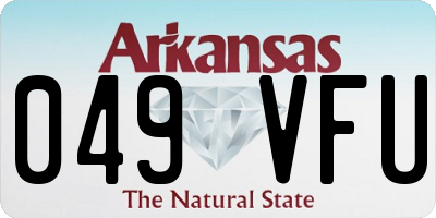 AR license plate 049VFU