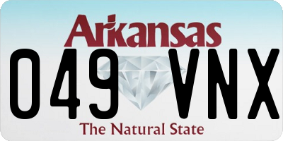 AR license plate 049VNX