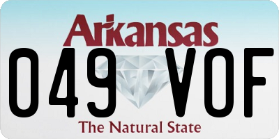 AR license plate 049VOF