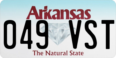 AR license plate 049VST