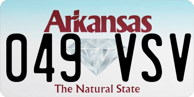 AR license plate 049VSV
