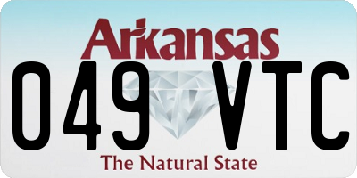 AR license plate 049VTC
