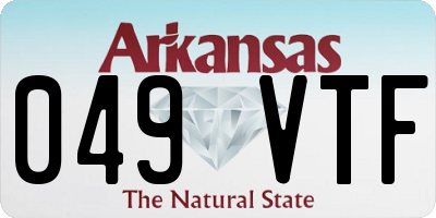 AR license plate 049VTF