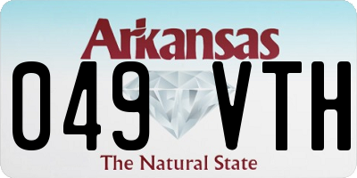 AR license plate 049VTH