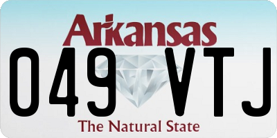 AR license plate 049VTJ