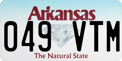 AR license plate 049VTM