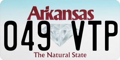 AR license plate 049VTP