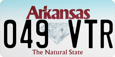 AR license plate 049VTR