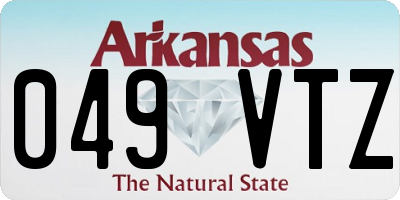 AR license plate 049VTZ
