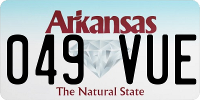 AR license plate 049VUE