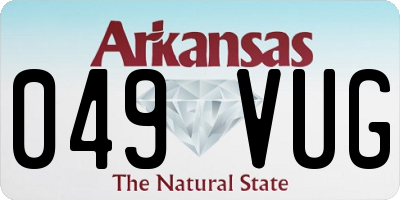 AR license plate 049VUG