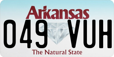 AR license plate 049VUH