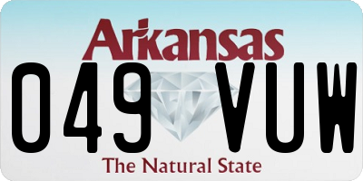 AR license plate 049VUW