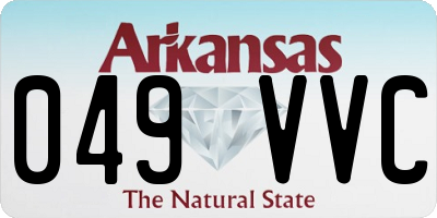 AR license plate 049VVC