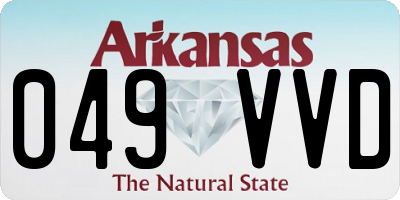 AR license plate 049VVD