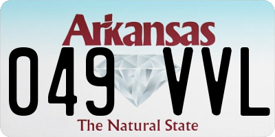 AR license plate 049VVL