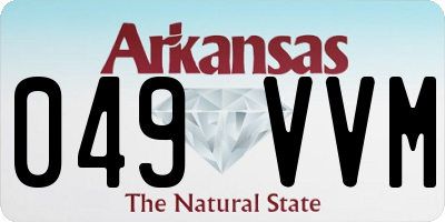 AR license plate 049VVM