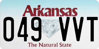 AR license plate 049VVT