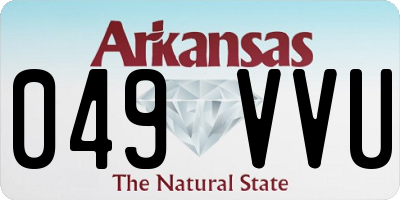 AR license plate 049VVU