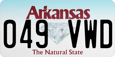 AR license plate 049VWD