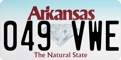 AR license plate 049VWE