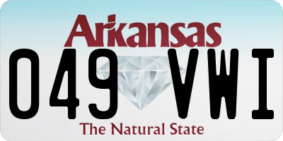 AR license plate 049VWI
