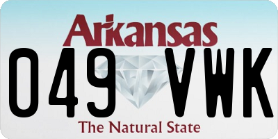 AR license plate 049VWK