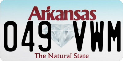 AR license plate 049VWM