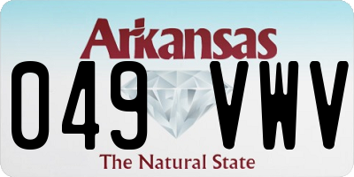 AR license plate 049VWV