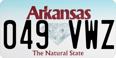 AR license plate 049VWZ