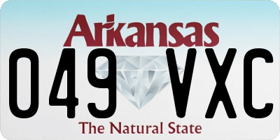 AR license plate 049VXC
