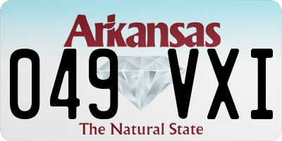 AR license plate 049VXI