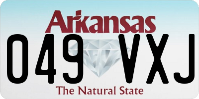 AR license plate 049VXJ