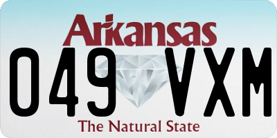 AR license plate 049VXM
