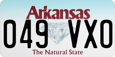 AR license plate 049VXO