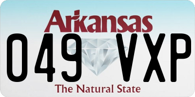 AR license plate 049VXP