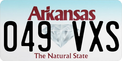 AR license plate 049VXS