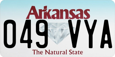 AR license plate 049VYA