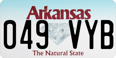 AR license plate 049VYB