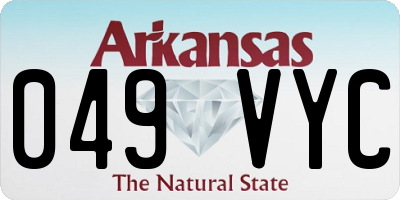 AR license plate 049VYC