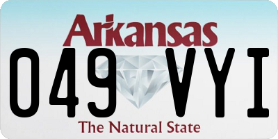 AR license plate 049VYI