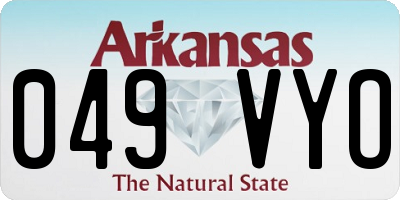 AR license plate 049VYO