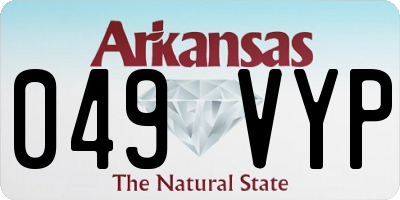 AR license plate 049VYP